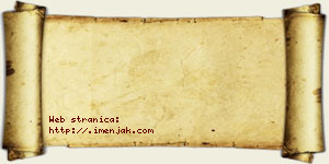 Jovanka Vulović vizit kartica